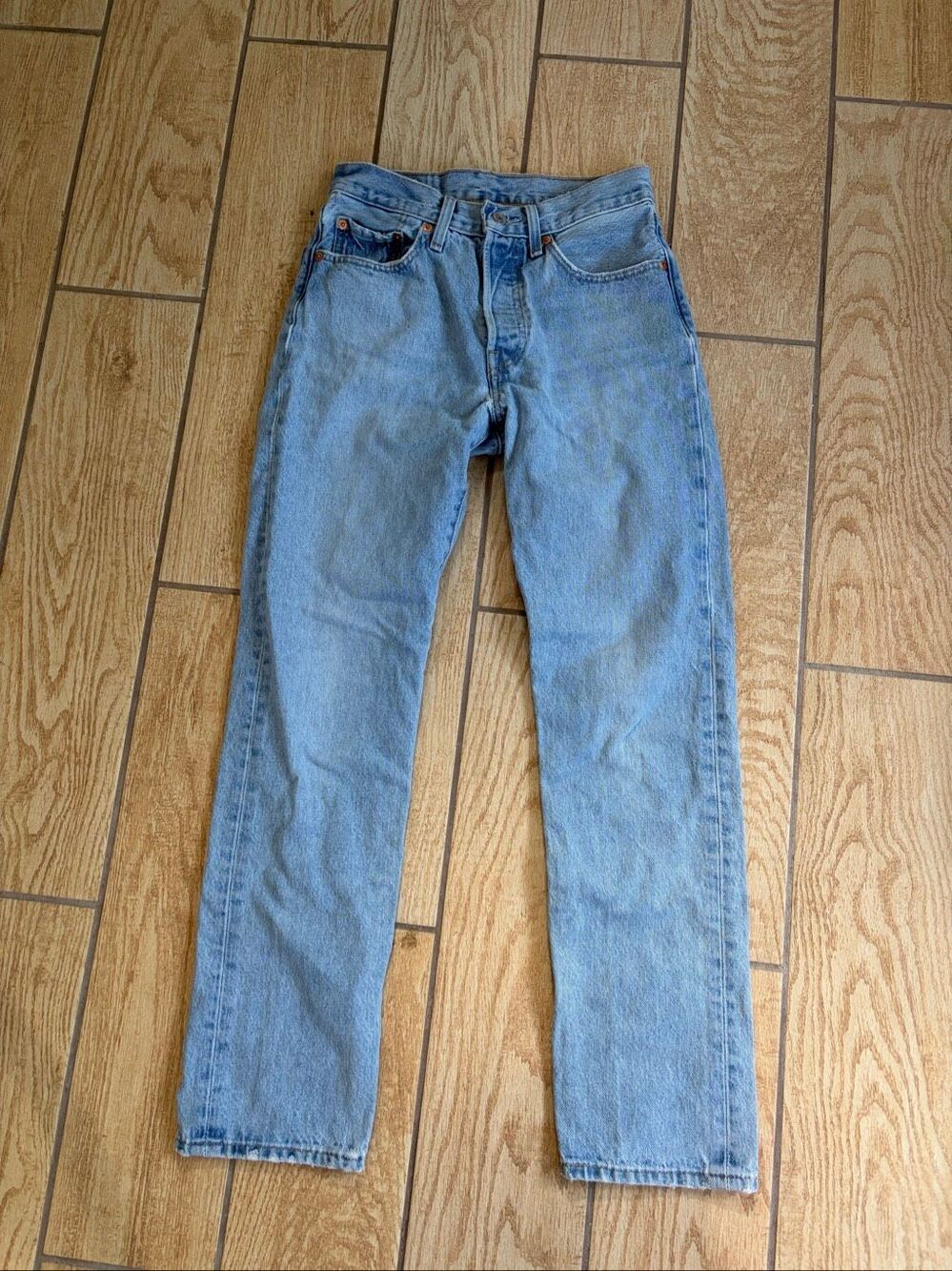 Big E Levi’s 501 Jeans 100% Cotton Denim W26 L30 10” Rise